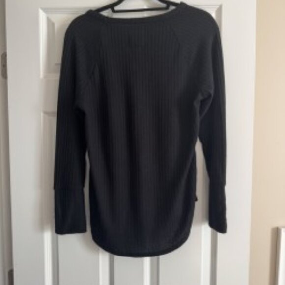 Chaser Long Sleeve Waffle Tee L - Picture 2 of 4